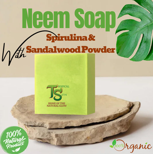 Made with organic ingredients, our Neem Soap is gentle yet effective, suitable for all skin types, including sensitive skin. Each bar is carefully handmade to retain maximum therapeutic benefits, ensuring a luxurious bathing experience.