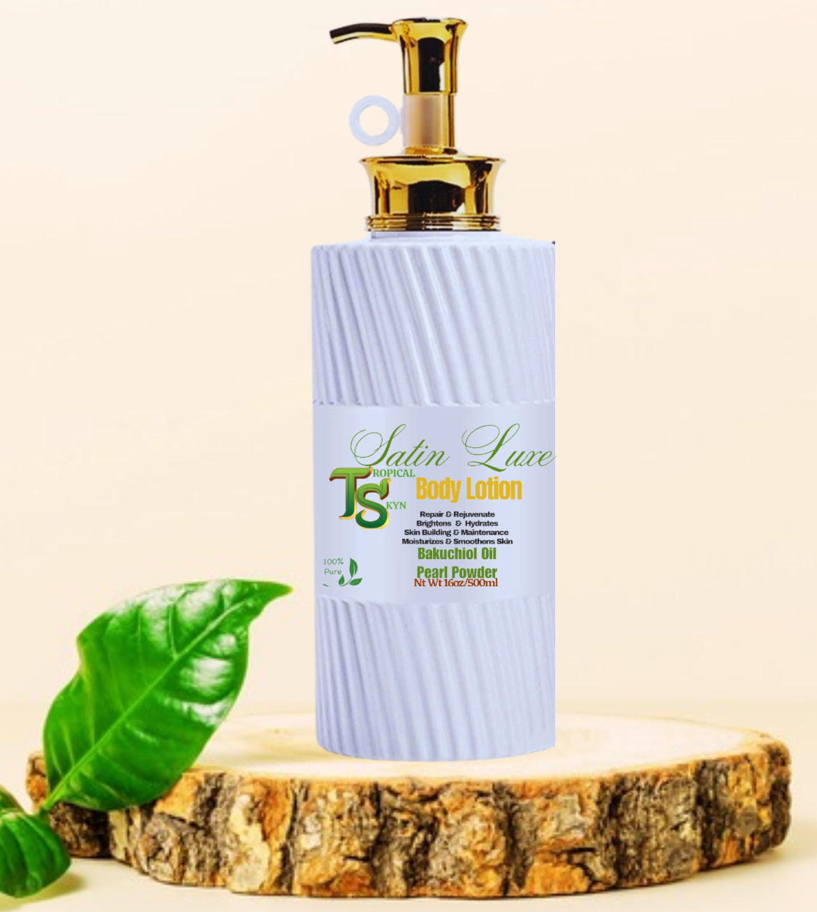 Premium Satin Luxe Body Lotion, expertly formulated to enhance and maintain your skin's natural radiance. Our luxurious lotion is designed to repair, rejuvenate, and brighten your skin, providing a smooth, satin-like finish.