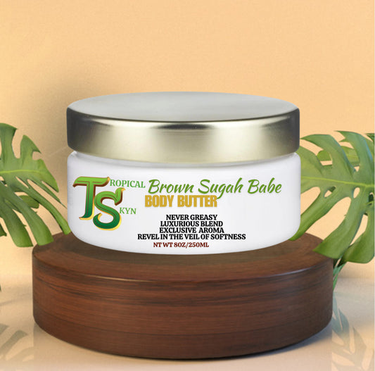 Whipped vanilla, soft cashmere is our Brown Sugah Body Butter. A tropical island in essence, young coconut blends with warm Madagascar vanilla for the next best thing to grace your skin. Never greasy, only velvety smooth.